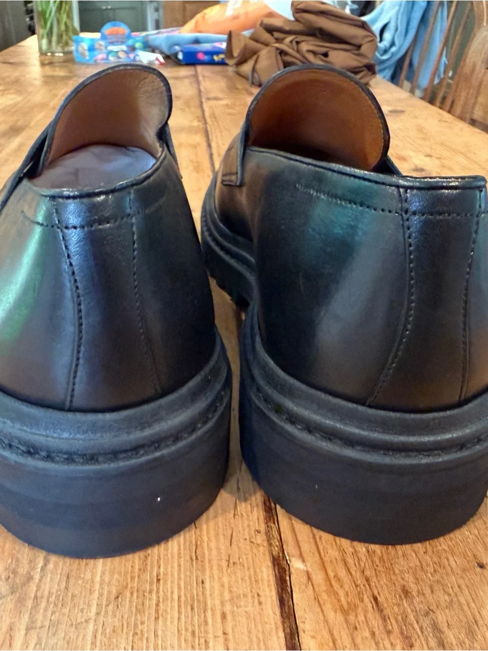 Beckett Simonon Black Classic Penny Loafers